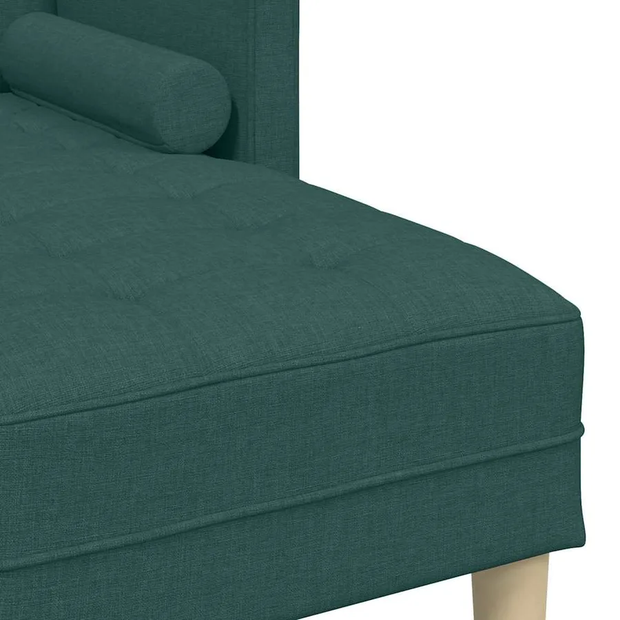 Ensemble de Canapés avec coussin Vert foncé Polyester - 7
