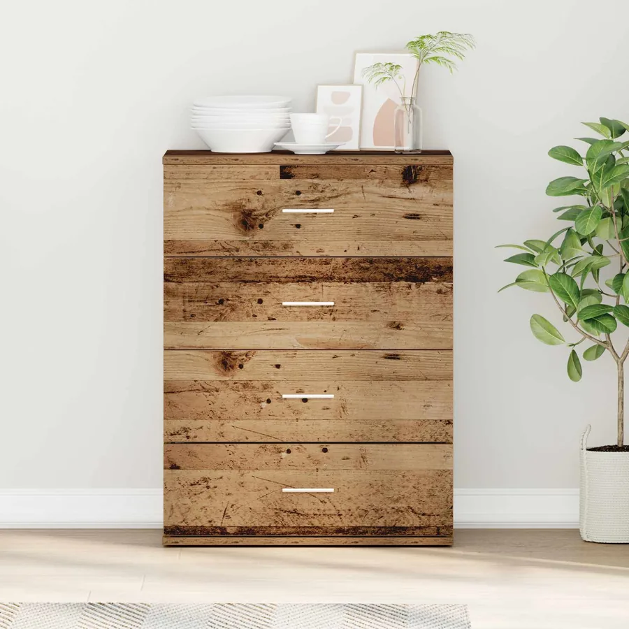 Buffet Bois ancien 60 x 39 x 80 cm Bois d'ingénierie