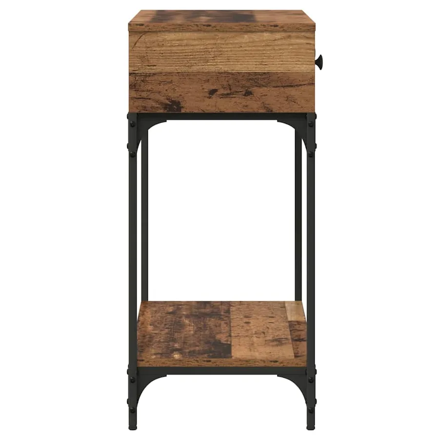 Table console Bois ancien 75 x 34,5 x 75 cm Bois d'ingénierie - 7