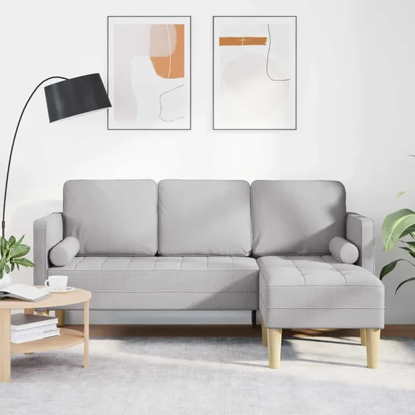 Ensemble de Canapés Gris nuage 173 x 131 x 67 cm Polyester