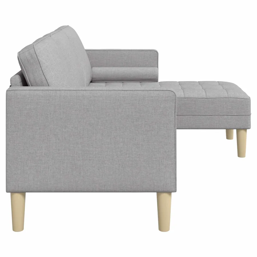 Ensemble de Canapés Gris nuage 173 x 131 x 67 cm Polyester - 5