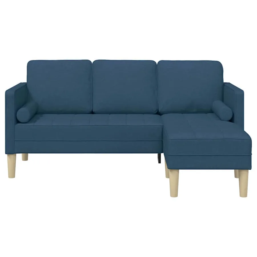 Ensemble de Canapés avec coussin Bleu Polyester - 4
