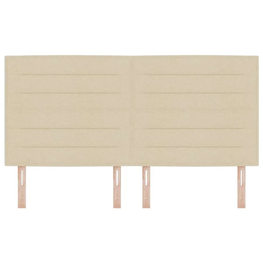 Tête de lit Crème 180 cm tissu - 4