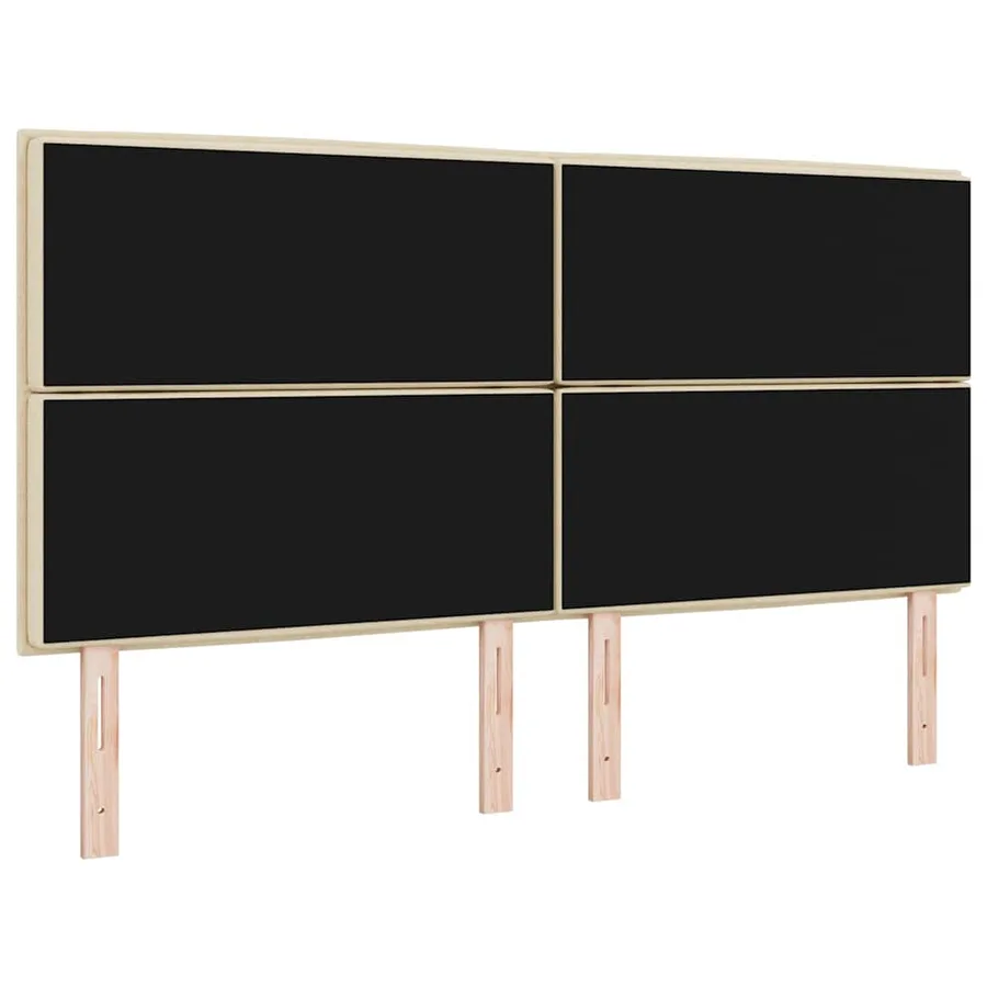 Tête de lit Crème 180 cm tissu - 6