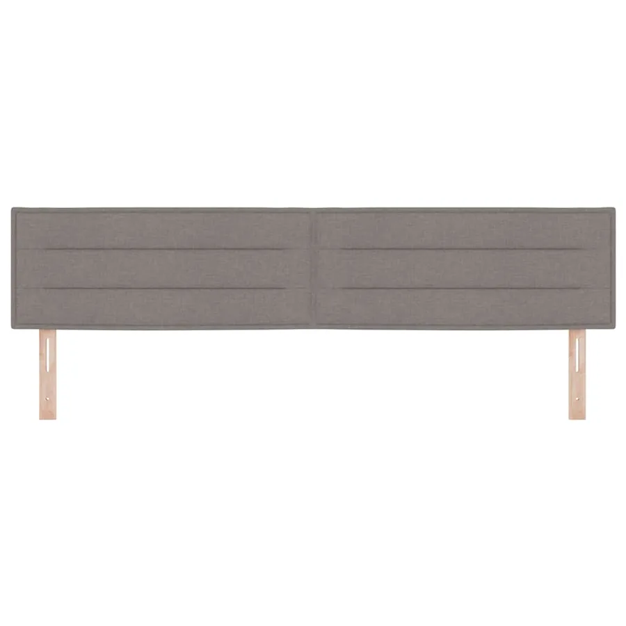 Tête de lit Taupe 200 cm tissu - 4