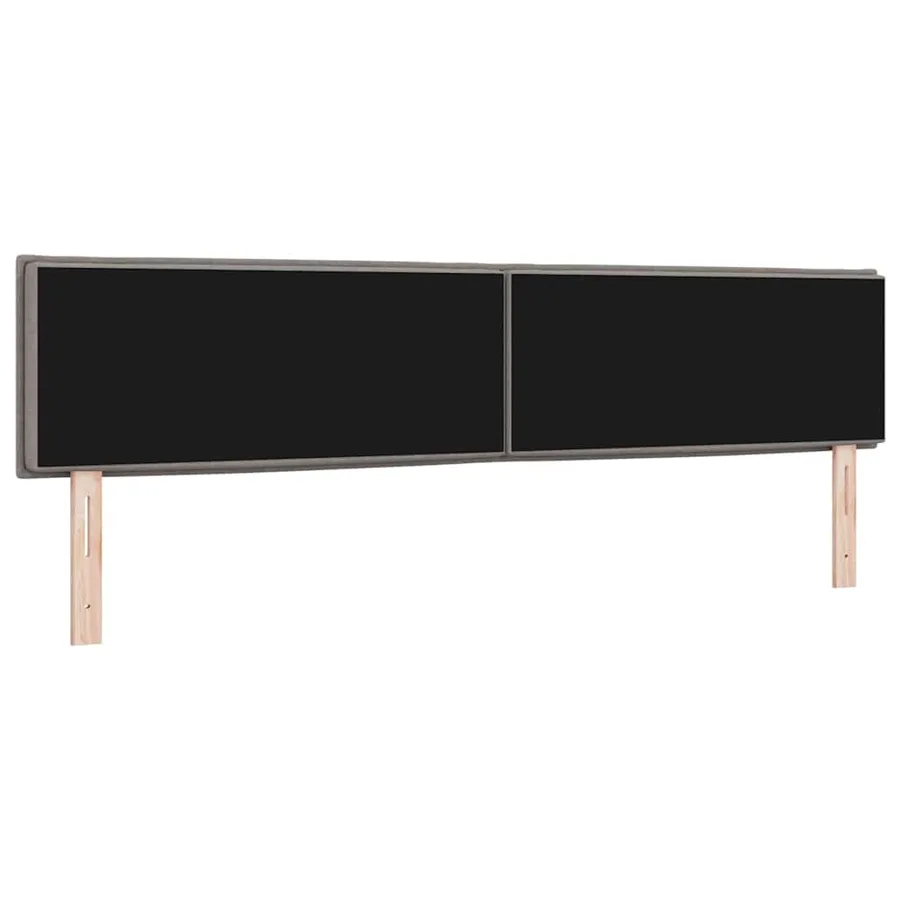 Tête de lit Taupe 200 cm tissu - 6