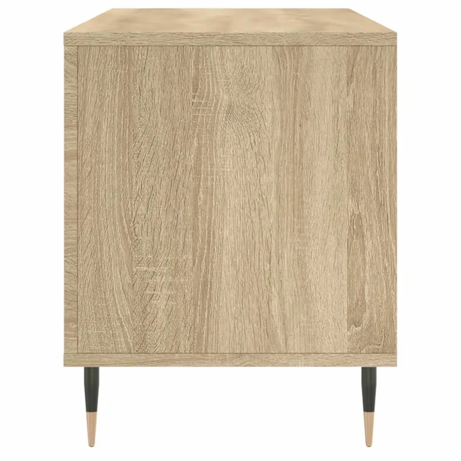 Armoire à disques chêne sonoma 100x38x48 cm bois d'ingénierie - 5