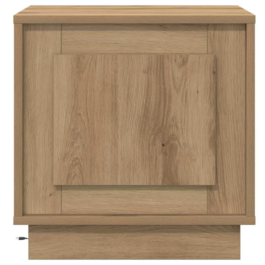 Cabinet de chevet Chêne artisanal 44 x 34,5 x 45 cm - 7