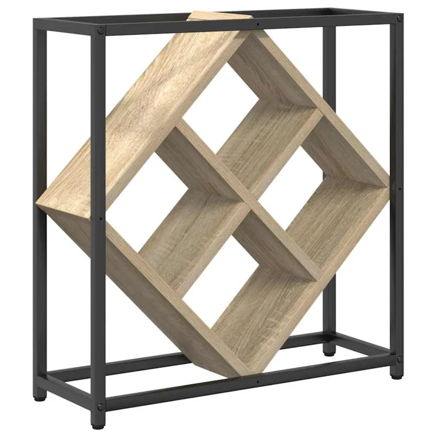 Étagère à vin Chêne Sonoma 51 x 18 x 52,5 cm Bois d'ingénierie - 2