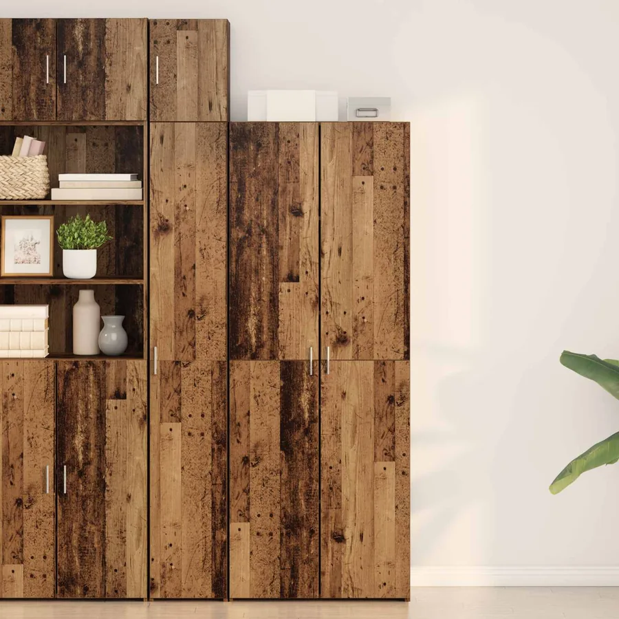 Haut Armoire Bois ancien 70 x 42,5 x 185 cm