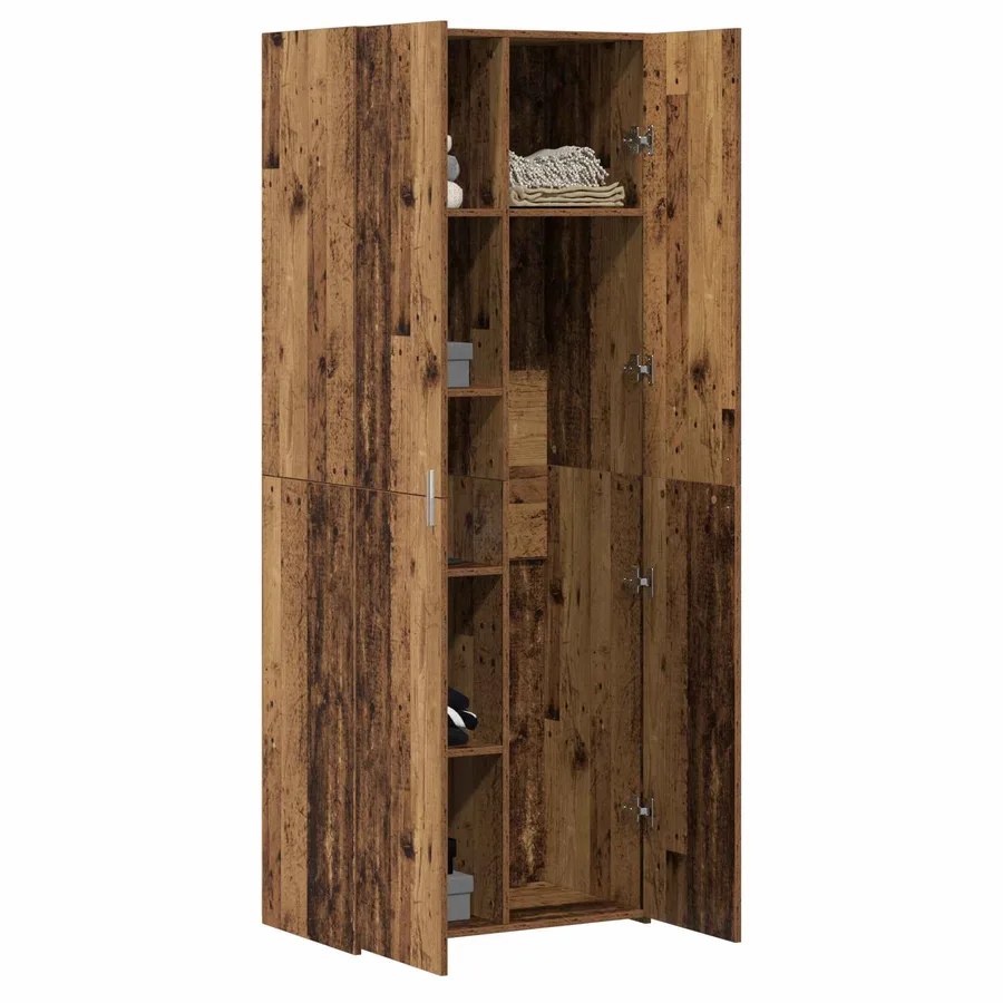 Haut Armoire Bois ancien 70 x 42,5 x 185 cm - 3
