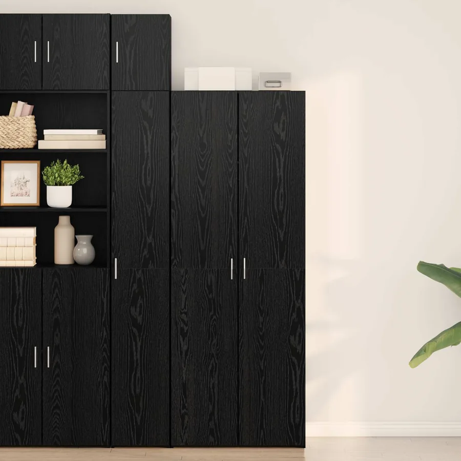 Haut Armoire Chêne noir 70 x 42,5 x 185 cm