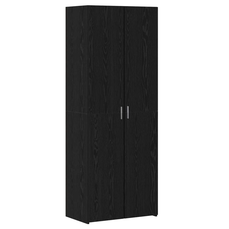 Haut Armoire Chêne noir 70 x 42,5 x 185 cm - 2