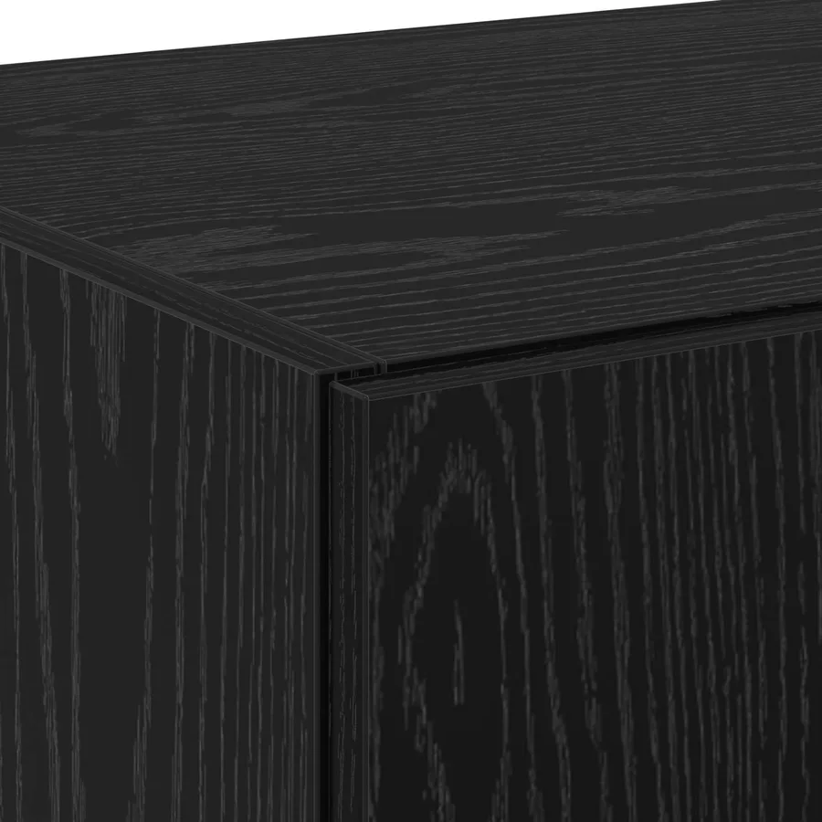 Haut Armoire Chêne noir 70 x 42,5 x 185 cm - 9