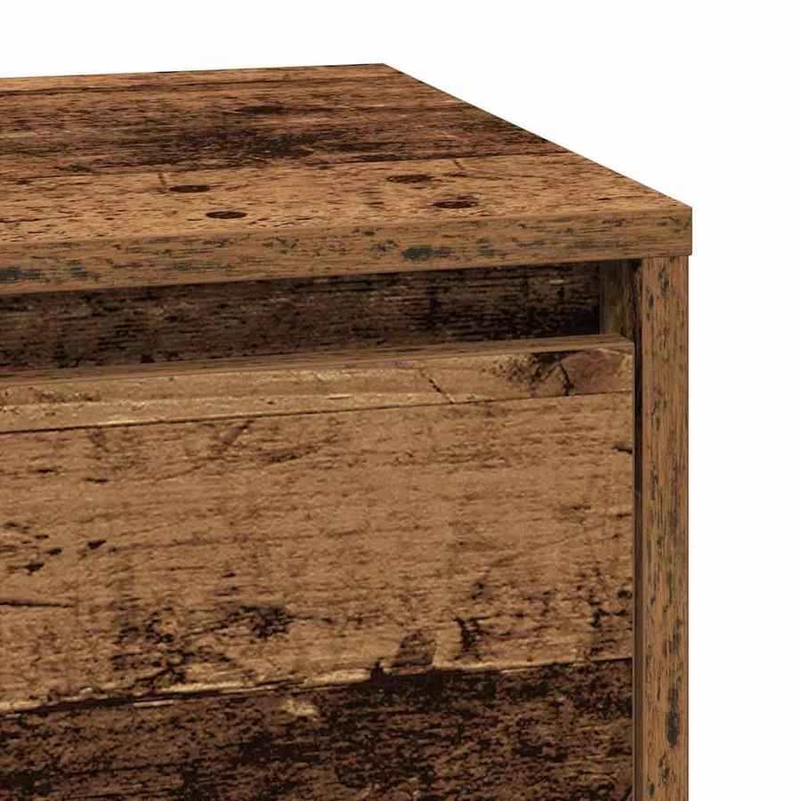 Cabinet de chevet avec tiroir Bois ancien 39 x 34,5 x 65 cm - 10