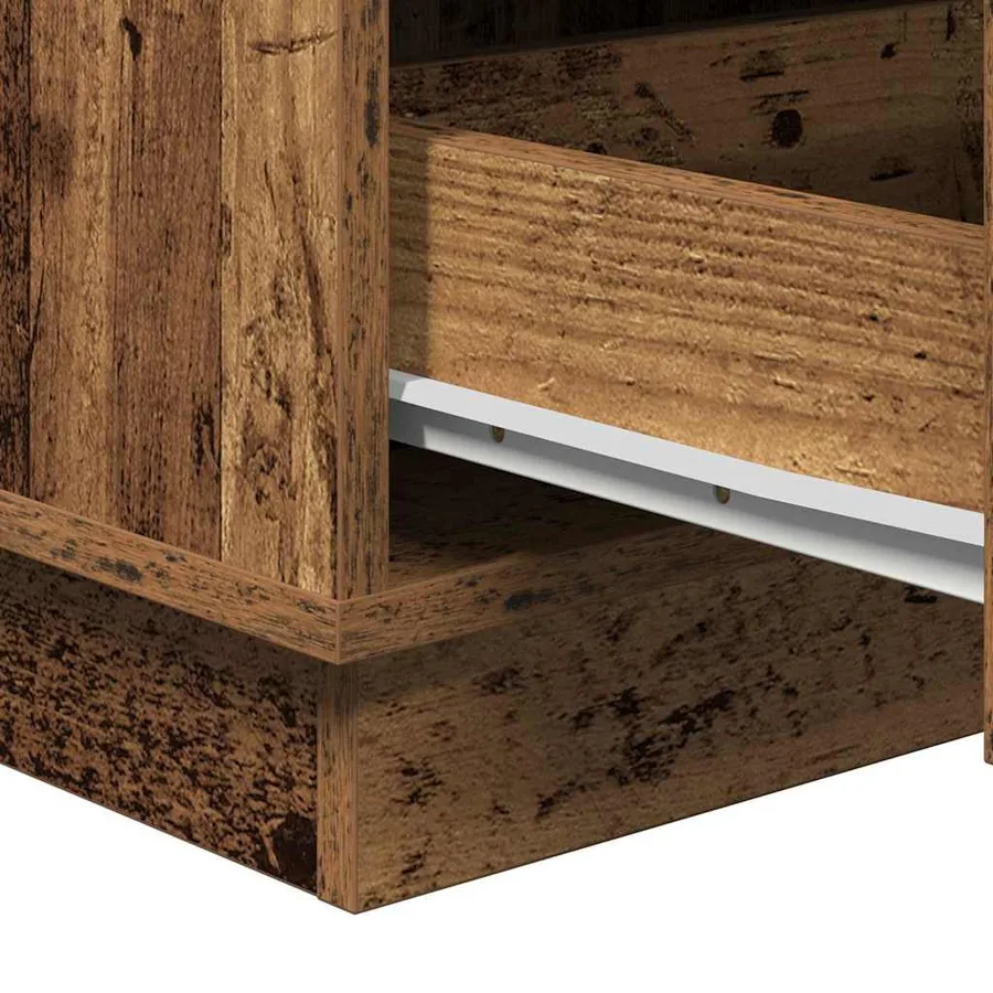 Cabinet de chevet avec tiroir Bois ancien 39 x 34,5 x 65 cm - 11