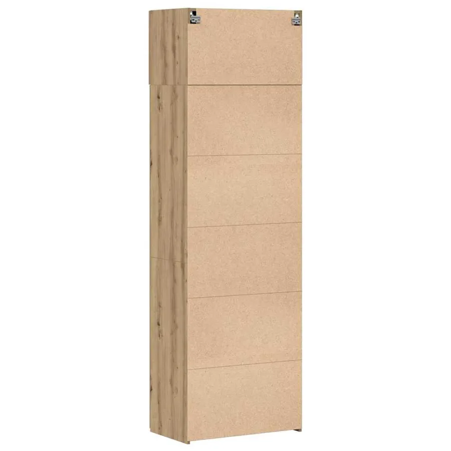 Armoire de rangement 2 pcs Chêne artisanal 70 x 42,5 x 225 cm - 8