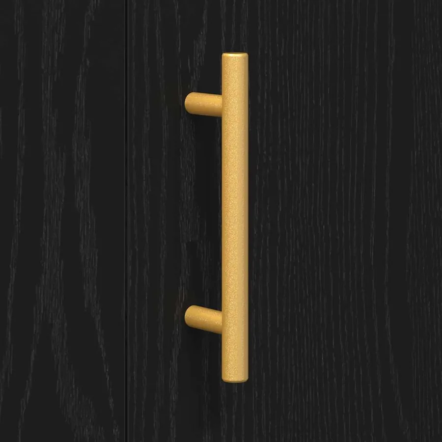 Buffet Chêne noir 90 x 34 x 80 cm Bois d'ingénierie - 10