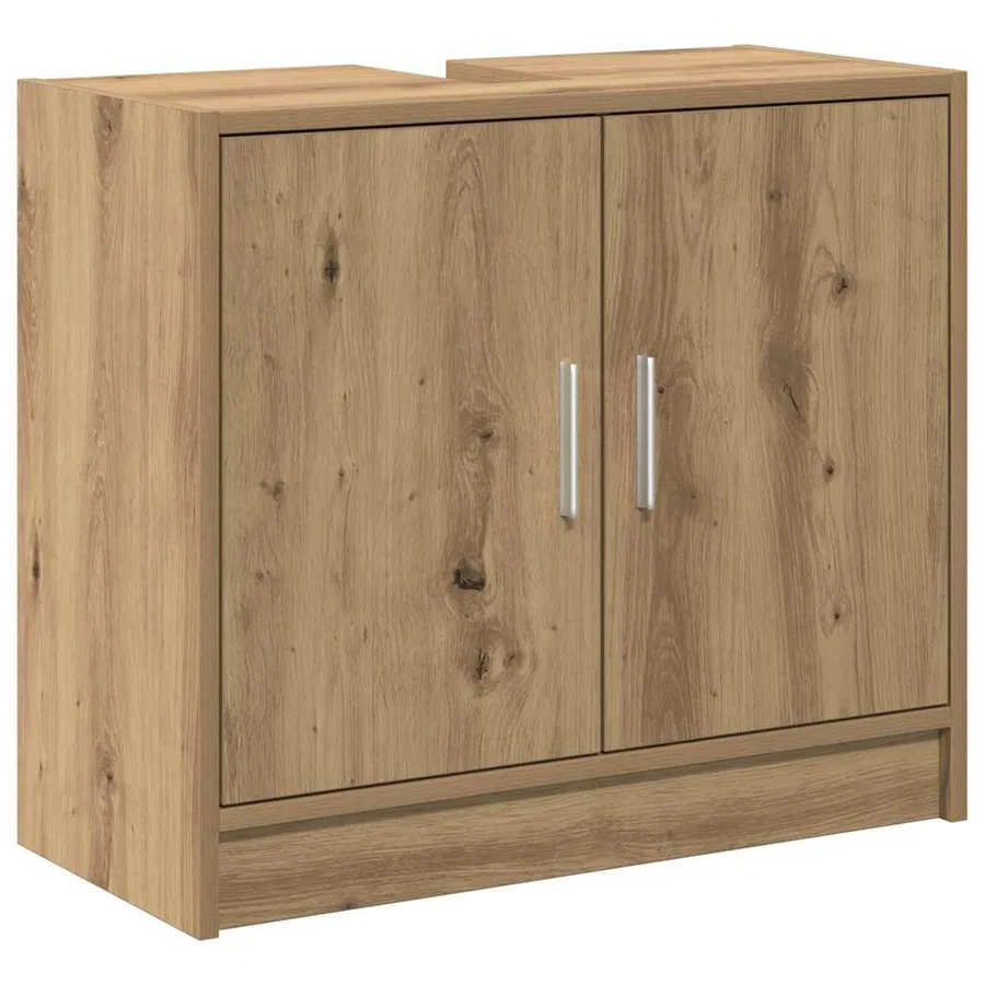 Cabinet de salle de bain Chêne artisanal 63 x 29 x 55 cm - 2