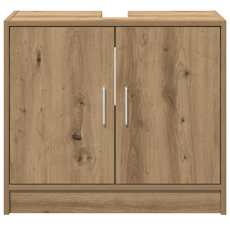 Cabinet de salle de bain Chêne artisanal 63 x 29 x 55 cm - 6
