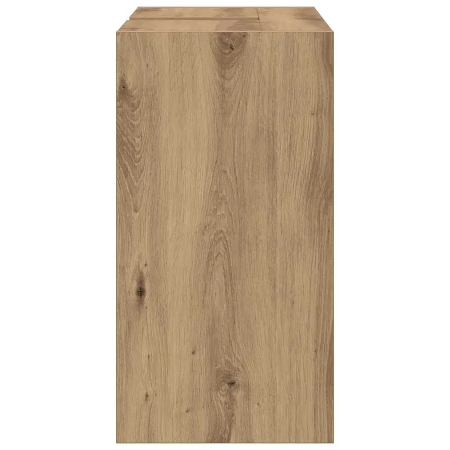 Cabinet de salle de bain Chêne artisanal 63 x 29 x 55 cm - 7