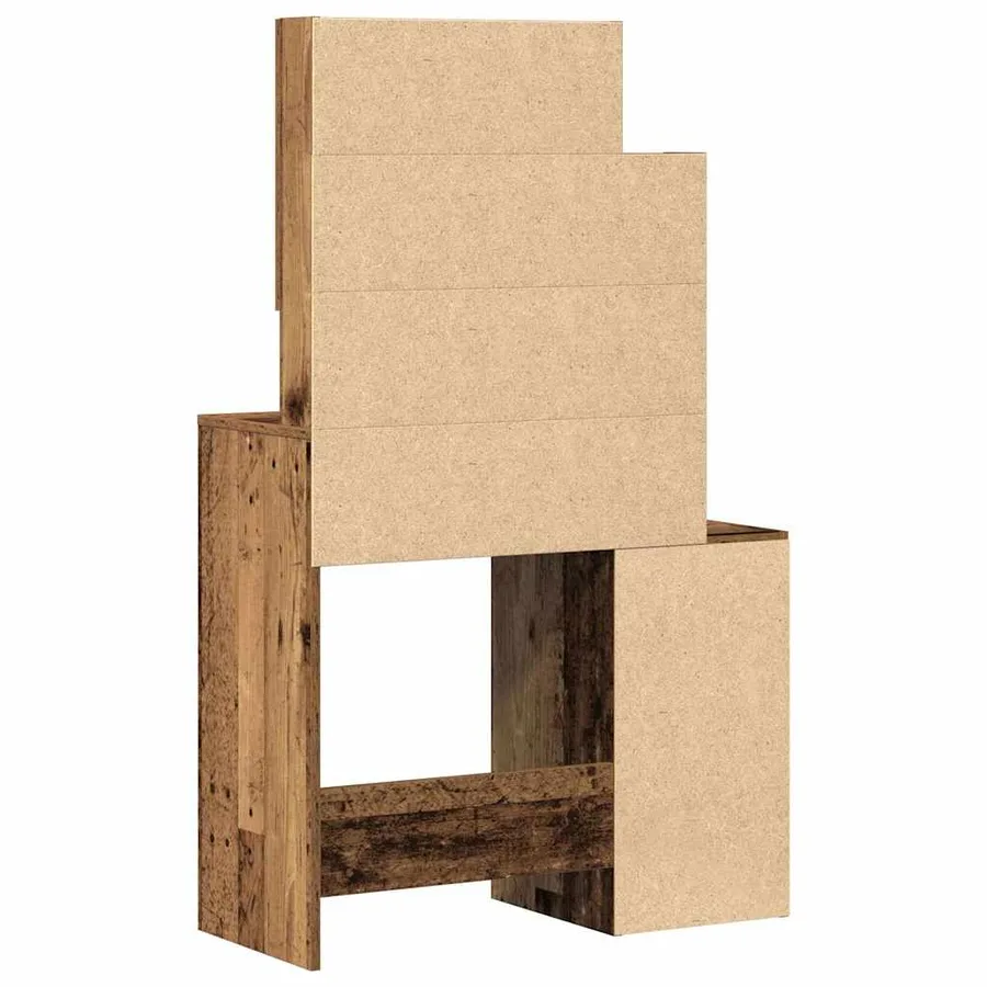 Table de Toilette avec tiroir Bois ancien 80 x 35 x 132 cm - 6