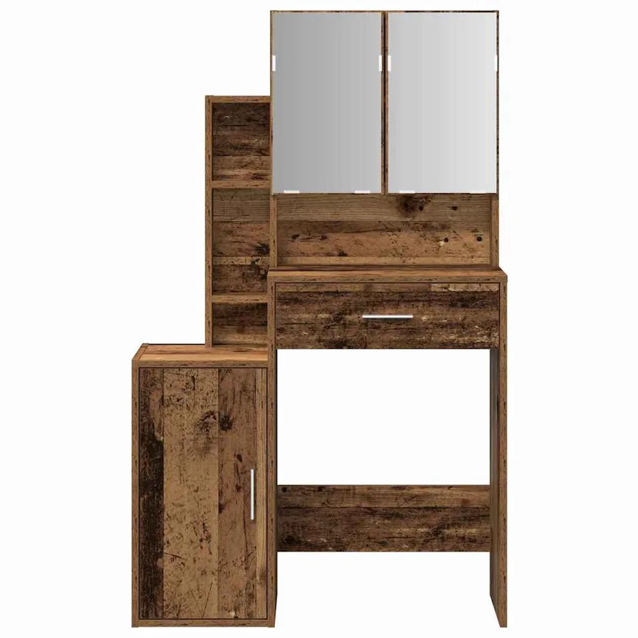 Table de Toilette avec tiroir Bois ancien 80 x 35 x 132 cm - 7