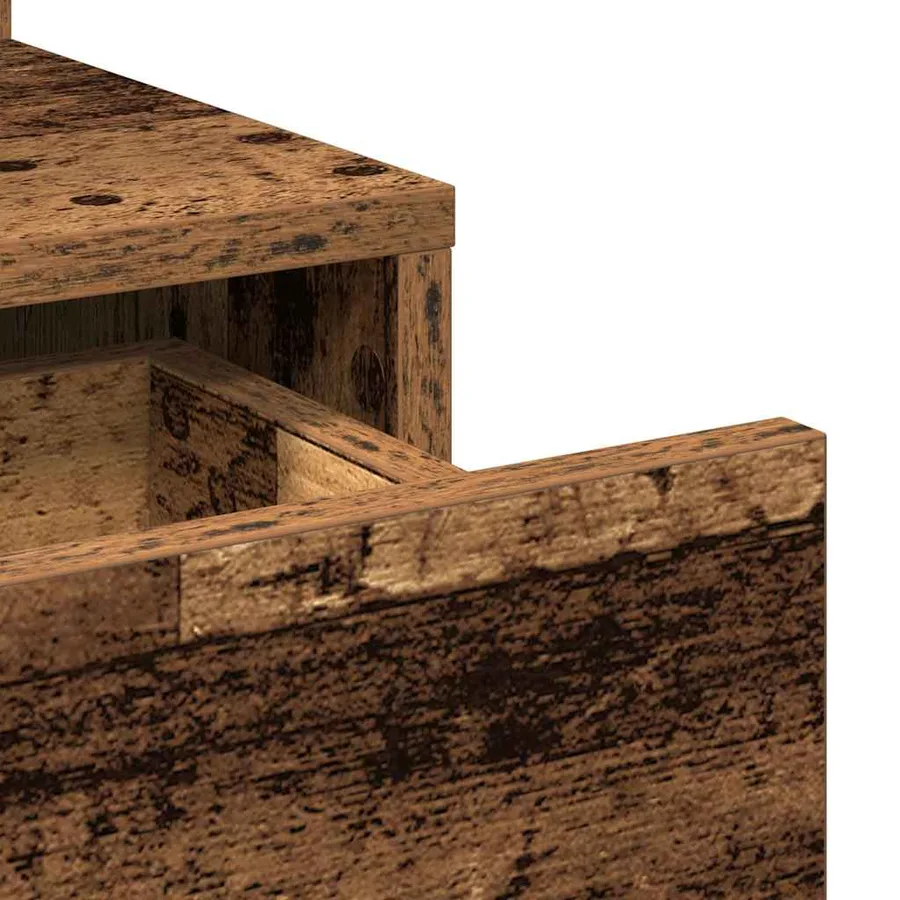 Table de Toilette avec tiroir Bois ancien 80 x 35 x 132 cm - 9