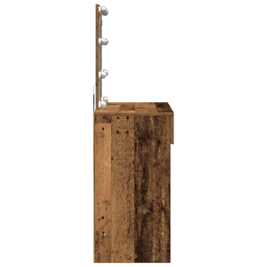Table de Toilette avec tiroir Bois ancien 100 x 40 x 130 cm - 7
