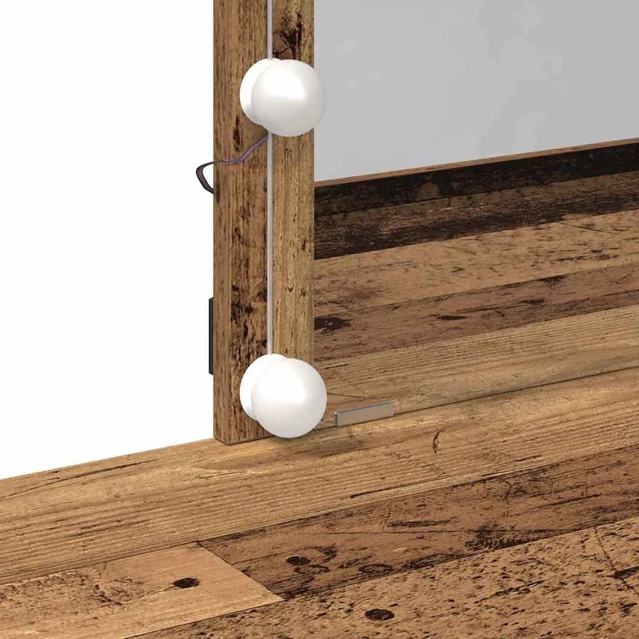 Table de Toilette avec tiroir Bois ancien 100 x 40 x 130 cm - 8
