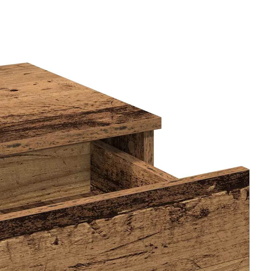 Table de Toilette avec tiroir Bois ancien 100 x 40 x 130 cm - 9