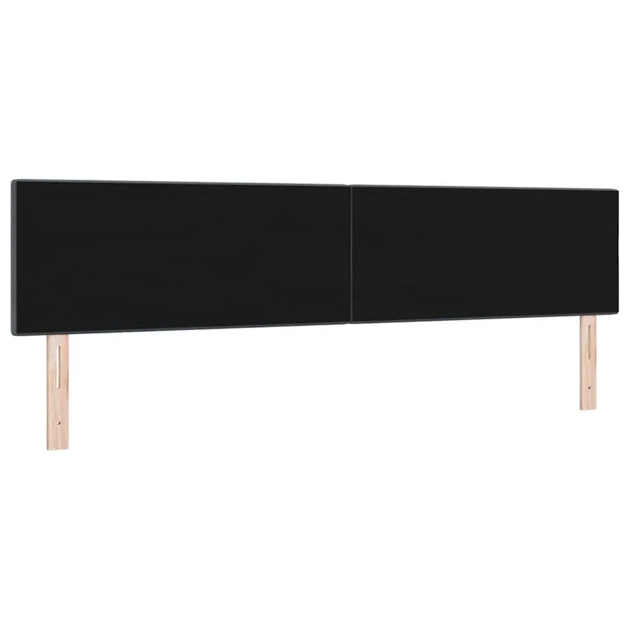 Tête de lit Gris foncé 200 cm Velours - 4