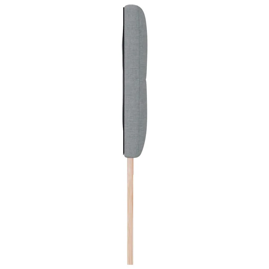Tête de lit réglable en hauteur Gris clair 180 cm tissu - 6