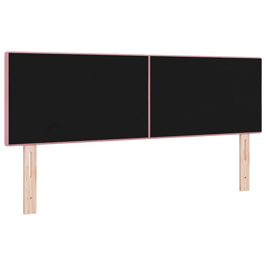 Tête de lit Rose 144 cm Velours - 4
