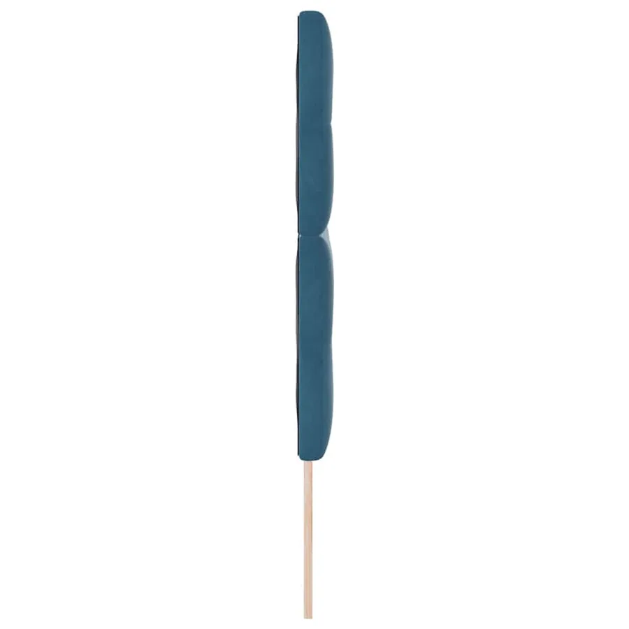 Tête de lit Bleu foncé 144 cm Velours - 5