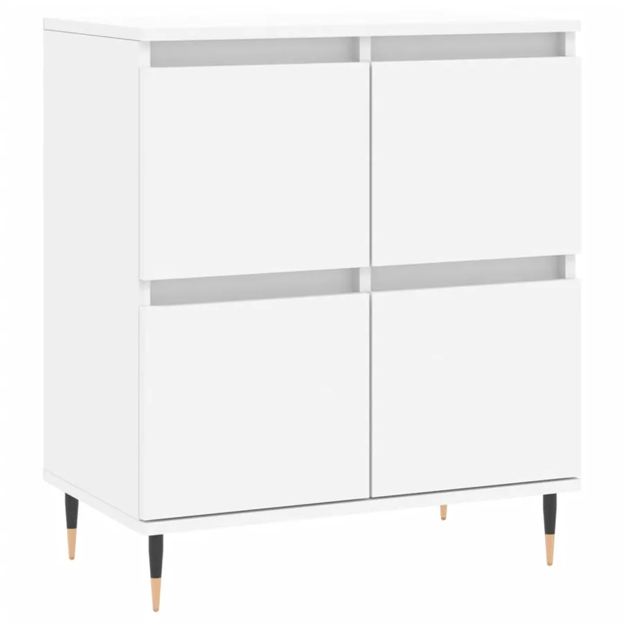 Buffet Blanc 60x35x70 cm Bois d'ingénierie - 2