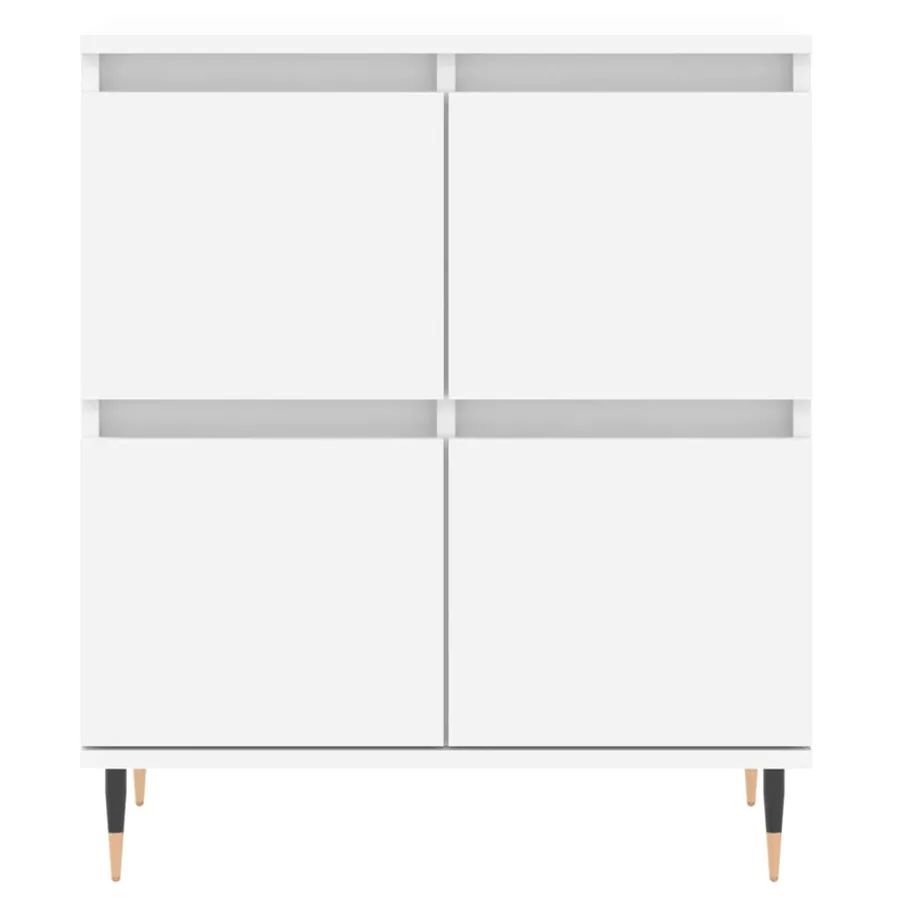Buffet Blanc 60x35x70 cm Bois d'ingénierie - 5