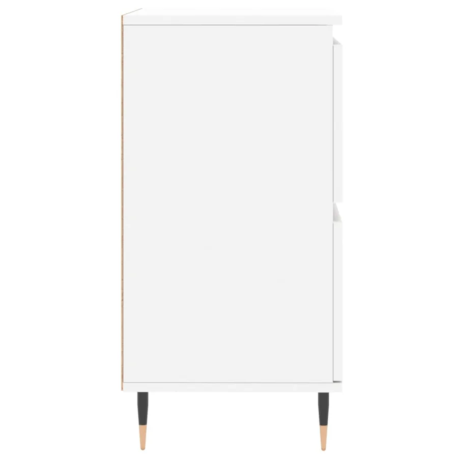 Buffet Blanc 60x35x70 cm Bois d'ingénierie - 7