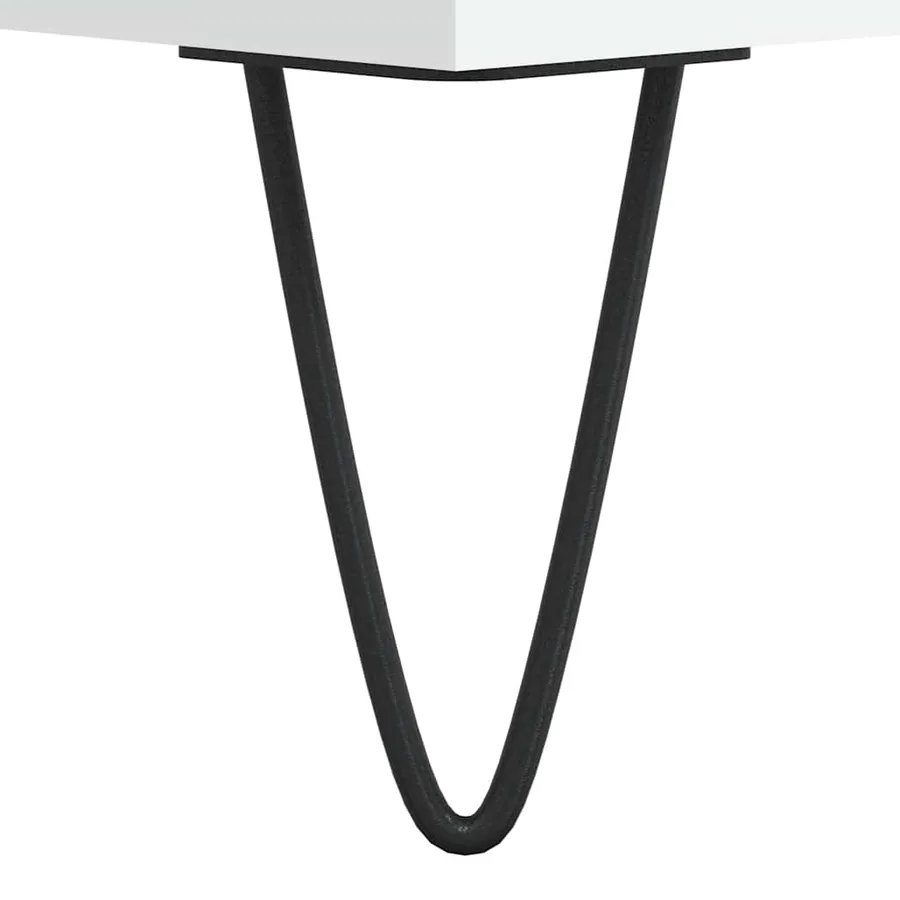 Buffets 2 pcs blanc 40x35x70 cm bois d’ingénierie - 11