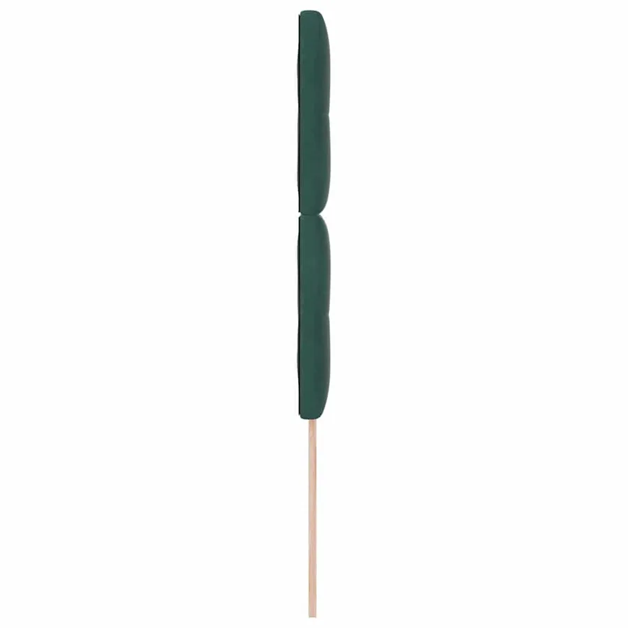 Tête de lit Vert foncé 100 cm Velours - 5
