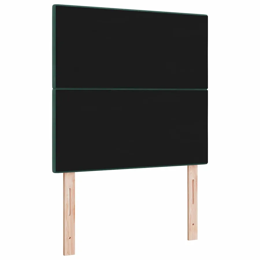 Tête de lit Vert foncé 100 cm Velours - 6