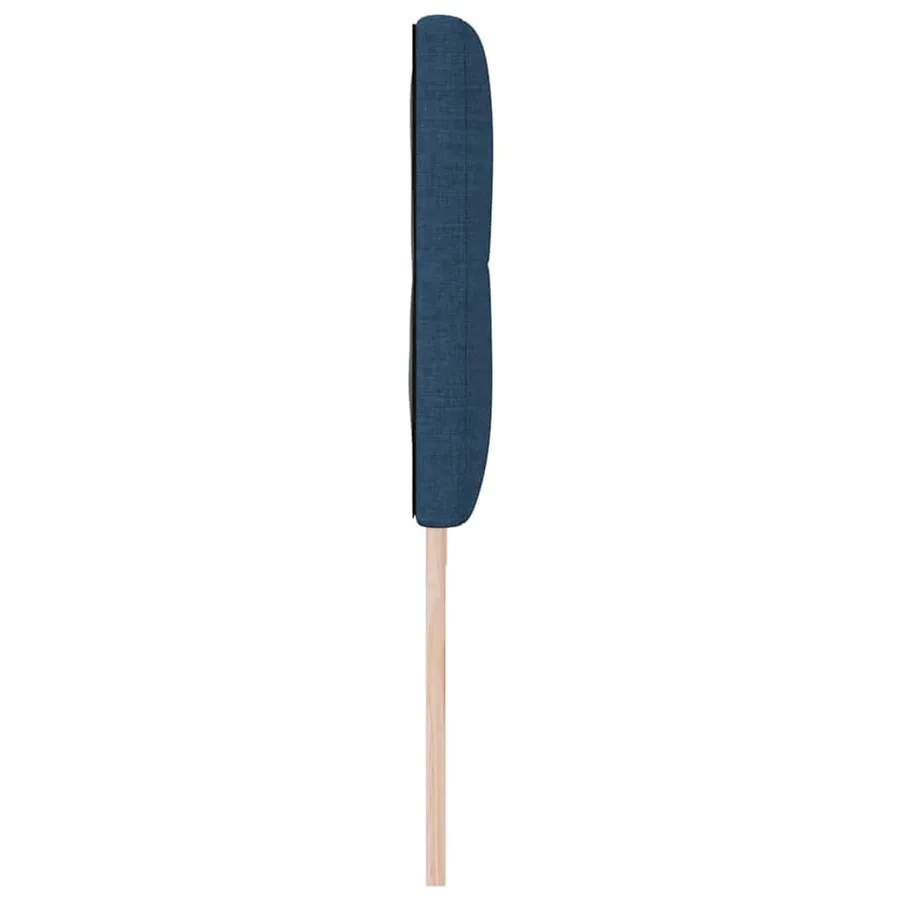 Tête de lit réglable en hauteur Bleu 200 cm tissu - 6