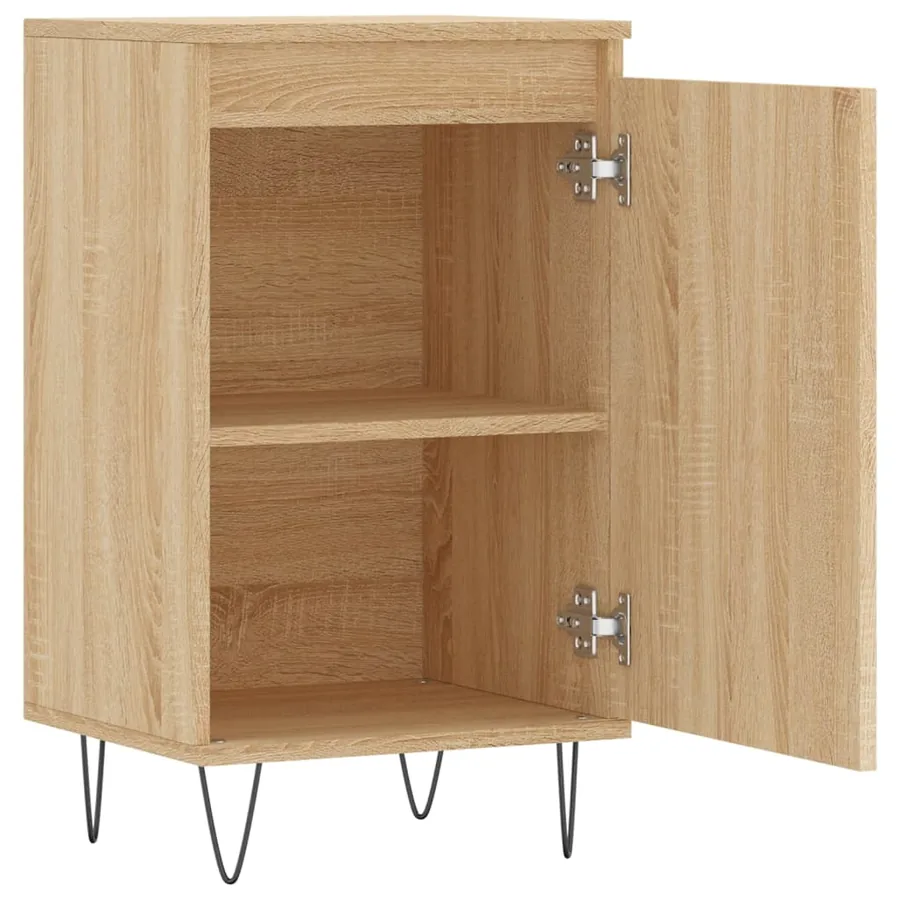Buffet chêne sonoma 40x35x70 cm bois d'ingénierie - 4