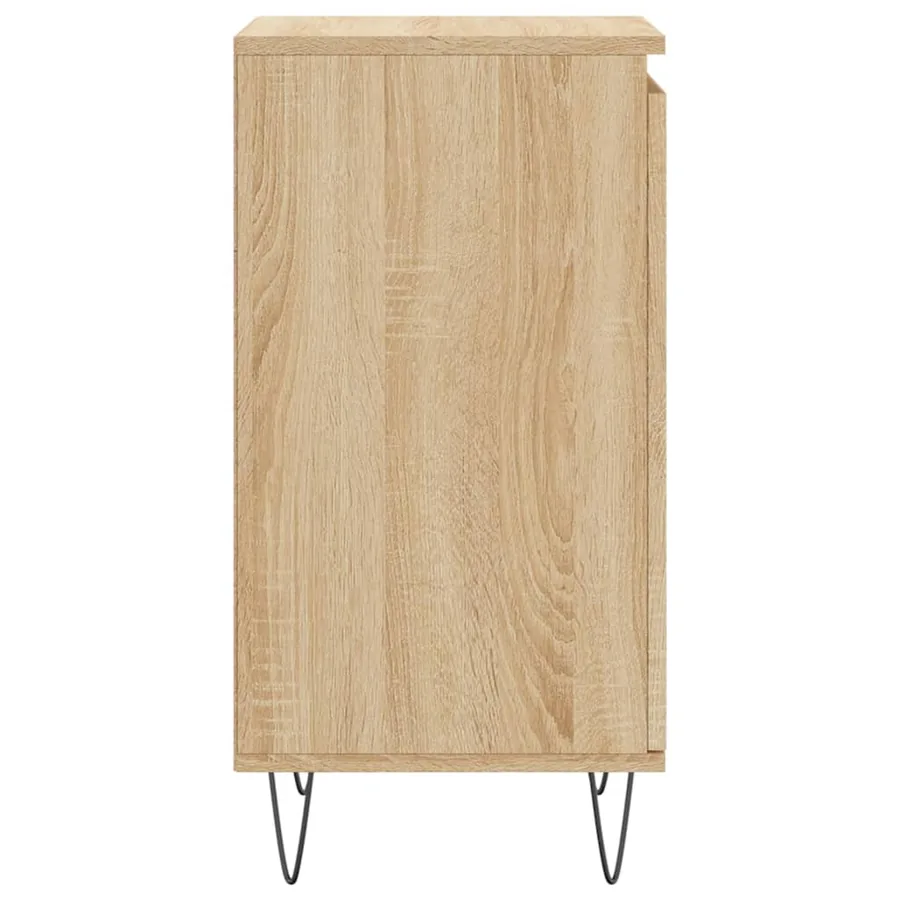 Buffet chêne sonoma 40x35x70 cm bois d'ingénierie - 6