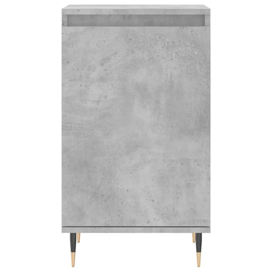 Buffets 2 pcs gris béton 40x35x70 cm bois d'ingénierie - 6
