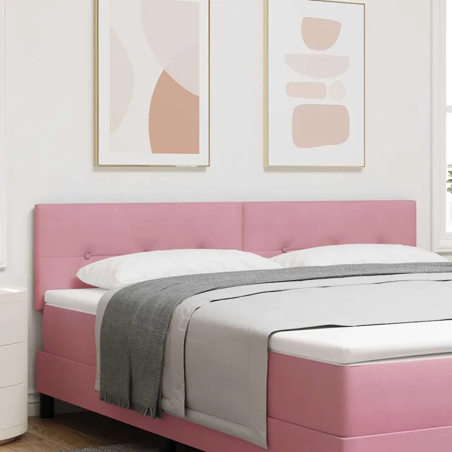 Tête de lit Rose 180 cm Velours