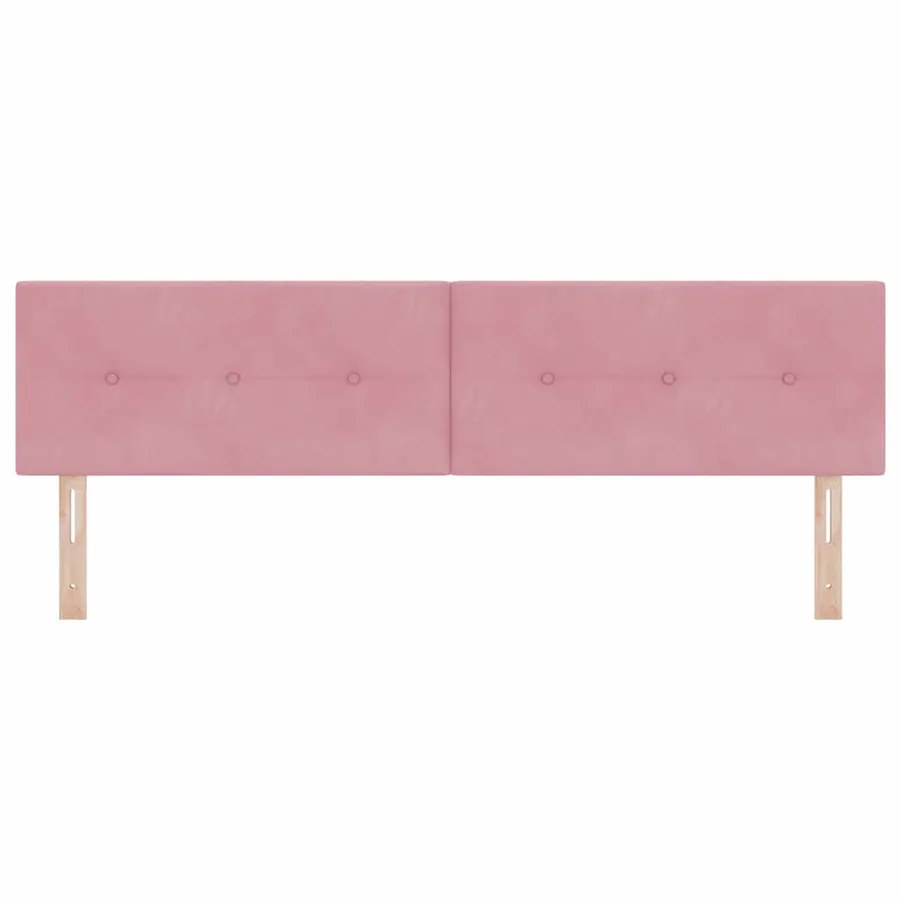 Tête de lit Rose 180 cm Velours - 5