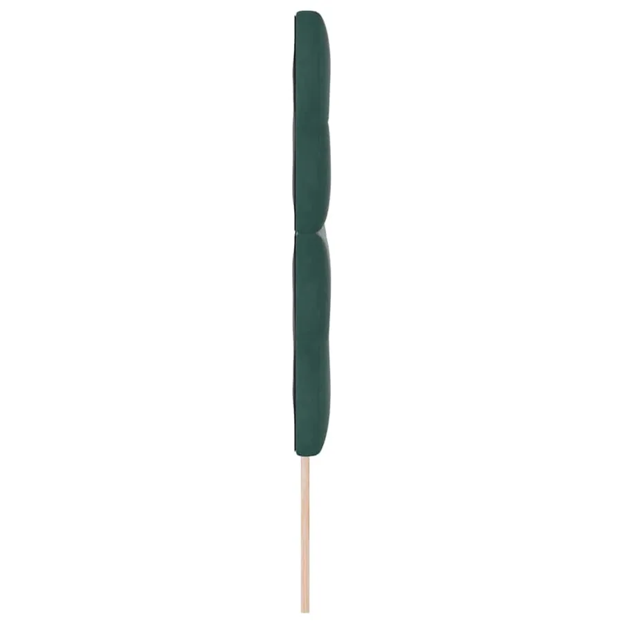 Tête de lit LED avec bandes LED Vert 144 cm Velours - 6