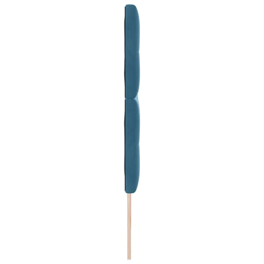 Tête de lit Bleu foncé 180 cm Velours - 5