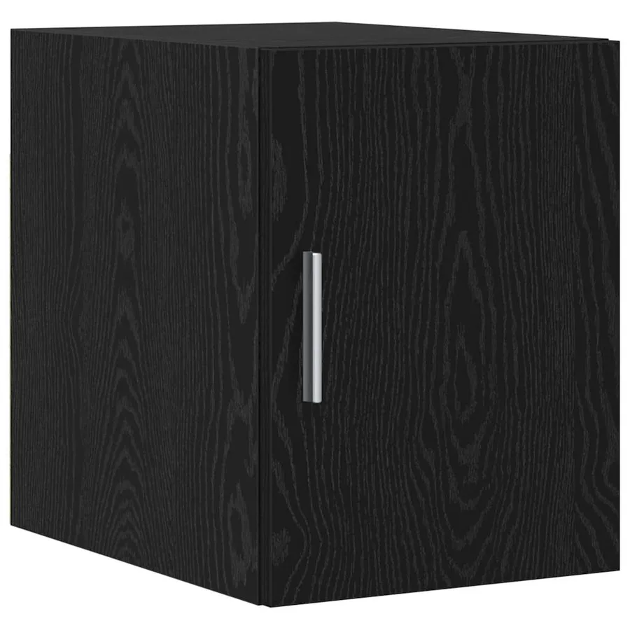 Armoire de rangement 2 pièces avec étagères 2 pcs Chêne noir - 5